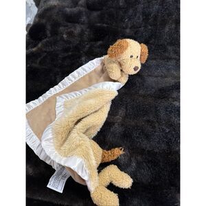 My Blanky Lori Turner Boy Girl Big Plush Brown Puppy Dog Lovey Blanket 3D RICH